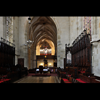 Bratislava (Pressburg), Dm sv. Martina (Dom St. Martin), Blick vom Chorraum zur Orgel