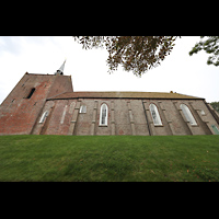 Krummhrn, Reformierte Kirche, Seitenansicht von Norden