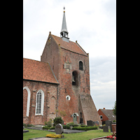 Krummhrn, Reformierte Kirche, Turm von Sden