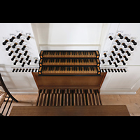 Leer, Groe Kirche, Spieltisch von oben