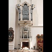 Passau, Dom St. Stephan, Chororgel mit Spieltisch