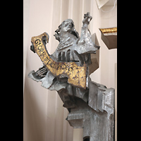 Passau, Dom St. Stephan, Engelfigur am Chororgelprospekt links