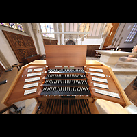 Rheine, St. Dionysius, Mobiler Spieltisch im Chorraum