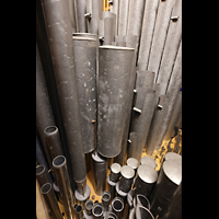 Rheine, St. Dionysius, Pfeifen des Rankett 16' im Positiv