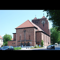 Aschaffenburg, Herz-Jesu-Kirche, Auenansicht vom Chor aus