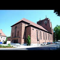 Aschaffenburg, Herz-Jesu-Kirche, Auenansicht seitlich