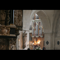 Mnster, Dom St. Paulus, Blick durch die Bgen zur Hautporgel