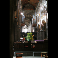 Glasgow, St. Mungo Cathedral, Innenraum / Hauptschiff in Richtung Rckwand