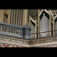 Wittenberg, Stadtkirche St. Marien, Prospekt-Detail