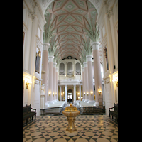 Leipzig, Nikolaikirche, Blick vom Chorraum zur Orgel