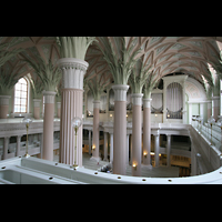 Leipzig, Nikolaikirche, Blick von der Seitenempore zur Orgel