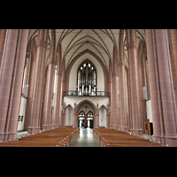 Kln (Cologne), St. Agnes, Hautpschiff in Richtung Orgel