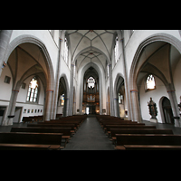 Kln (Cologne), St. Severin, Innenraum mit Orgel