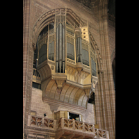 Liverpool, Anglican Cathedral, Orgelprospekt