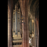 Liverpool, Anglican Cathedral, Linker Orgelprospekt