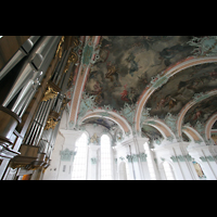 Sankt Gallen (St. Gallen), Kathedrale, Orgel und Deckengewlbe