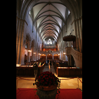 Zrich, Fraumnster, Blick vom Chor zur Orgel