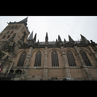 Xanten, Dom St. Viktor, Auenansicht von der Seite