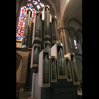 Xanten, Dom St. Viktor, Rckpositiv und Orgel