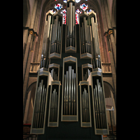 Xanten, Dom St. Viktor, Rckpositiv und Orgel