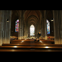 Bremen, Kirche Unserer Lieben Frauen, Innenraum / Hauptschiff in Richtung Chor