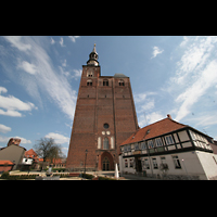 Tangermnde, St. Stephan, Fassade mit Turm