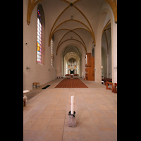 Magdeburg, Kathedrale St. Sebastian, Blick vom Ende des Chors durch die Kirche