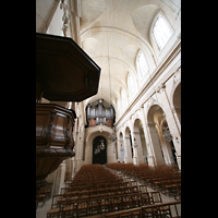 Versailles, Cathdrale Saint-Louis, Kanzel und Hauptorgel