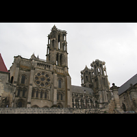 Laon, Cathdrale, Auenansicht