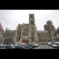 Laon, Cathdrale, Seitenansicht