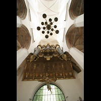 Stralsund, St. Marien, Orgel und Blick ins Gewlbe