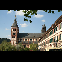 Amorbach, Abteikirche, Gesamtansicht auen