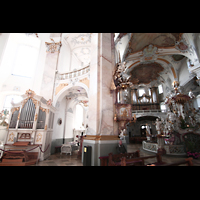 Bad Staffelstein, Wallfahrts-Basilika, Chororgel und Hauptorgel