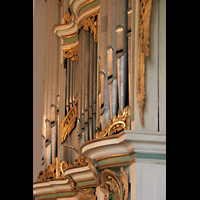 Berlin, Kirche zur Frohen Botschaft Karlshorst, Orgeldetail