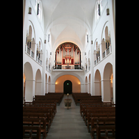 Hamburg, Domkirche St. Marien, Hauptschiff in RIchtung Orgel