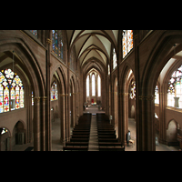 Oppenheim, St. Katharinen, Hauptschiff von der Orgelempore aus