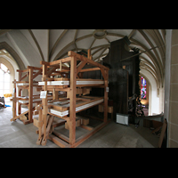 Meisenheim am Glan, Schlosskirche, Balganlage der Orgel