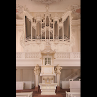 Saarbrcken, Ludwigskirche, Orgel, Altar und Kanzel