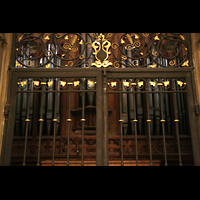 Metz, Cathdrale Saint-tienne, Chororgel vom Chorumgang aus