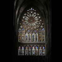 Metz, Cathdrale Saint-tienne, Fensterrosette des Westwerks