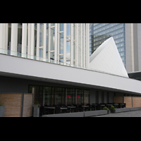 Luxembourg (Luxemburg), Philharmonie, Konzertsaal, Knsterleingang