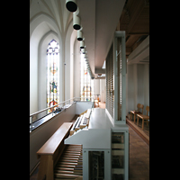 Mnchen (Munich), St. Johann Baptist (kath.), Spieltisch und Orgel