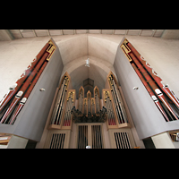 Mnchen (Munich), Mariahilf-Kirche, Prospekt der Hauptorgel perspektivisch