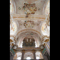 Frstenfeldbruck, Klosterkirche, Hauptorgel und Deckengewlbe