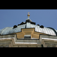 Ettal, Benediktinerabtei, Klosterkirche, Kuppel-Detail