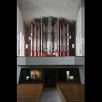 Memmingen, Pfarrkirche Mari Himmelfahrt, Orgelempore