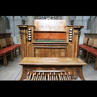 Fssen, Basilika St. Mang, Spieltisch der Chororgel