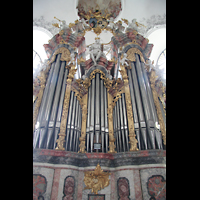 Fssen, Basilika St. Mang, Mittelturm der Hauptorgel