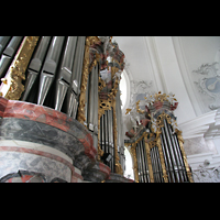 Fssen, Basilika St. Mang, Hauptorgel - Prospektdetail