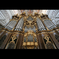 Passau, Dom St. Stephan, Hauptorgel perspektivisch